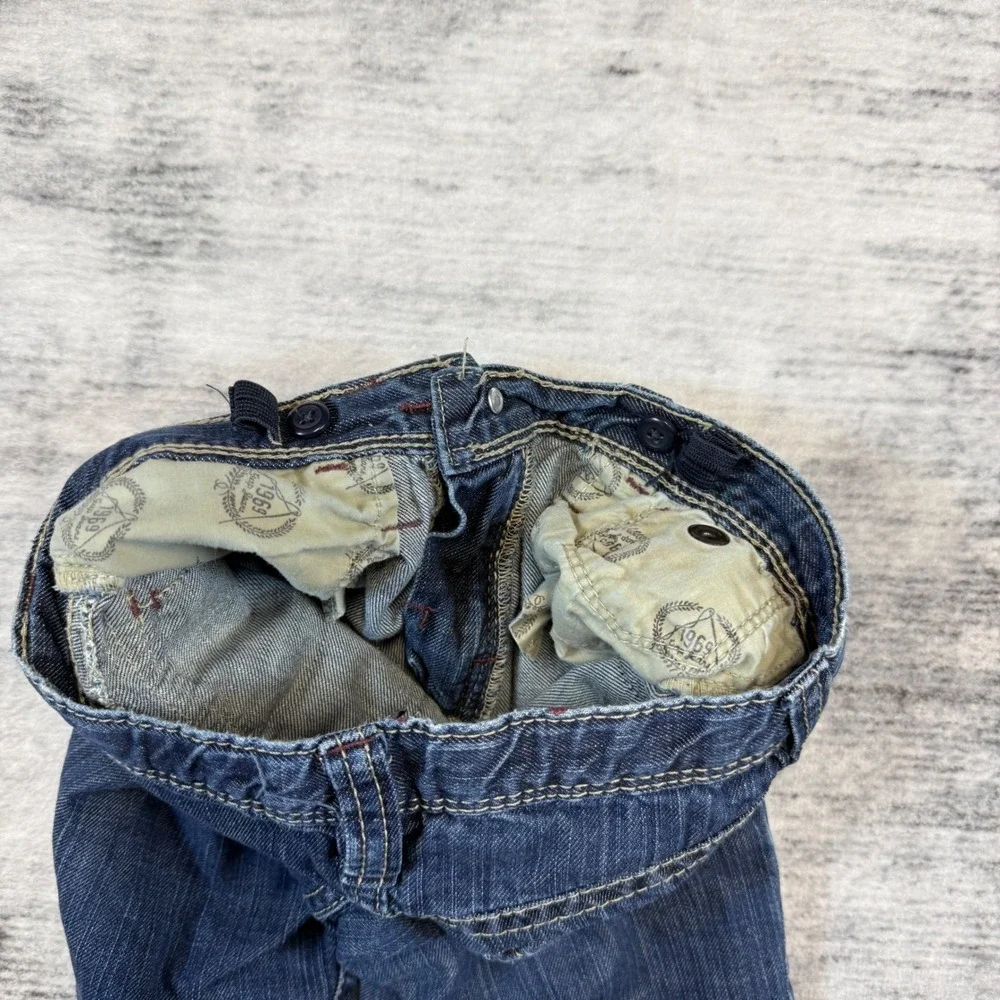 Gap Kids 1969 Dark Wash Flare Leg Jeans Slim Fit‎ Size 12 Adjustable Waist HOL07